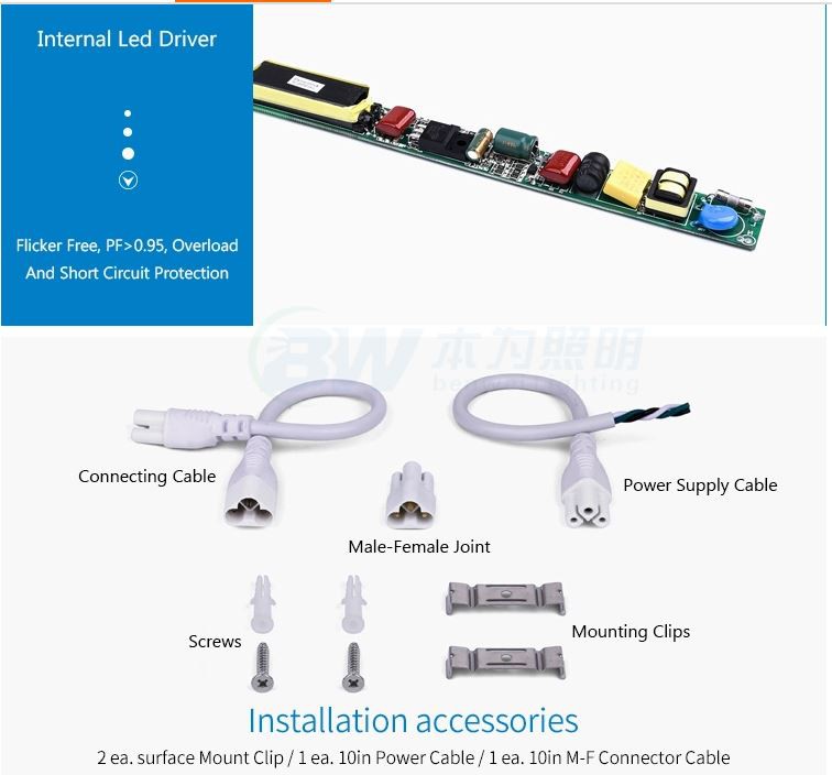 t8 fluorescent light fixture