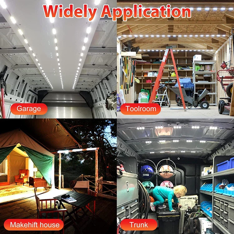 12V 120 LEDs Van Interior Light Kits application 12V 120 LEDs Van Interior Light Kits application