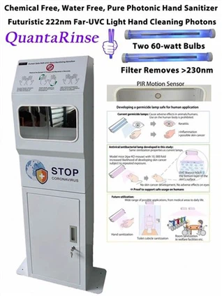 222 nm UV lampa za sterilizaciju za majmunske boginje