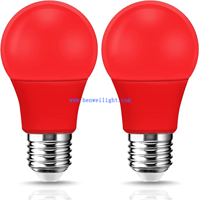 LED Red Color Light Bulb
