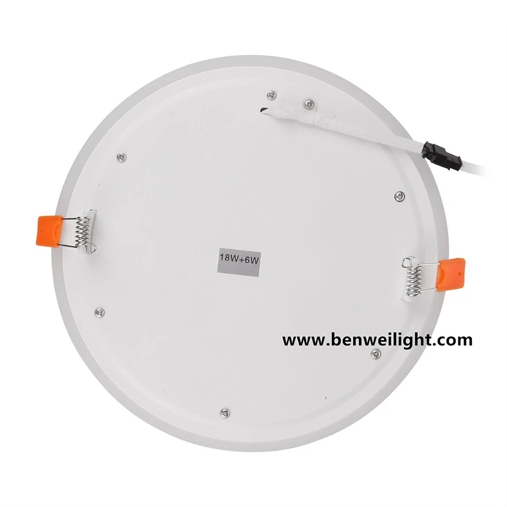 White/RGB Dual-Color LED Recessed Panel Downlight: Ceiling Spot Light best